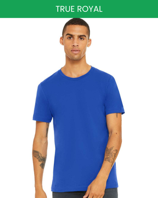 Unisex Jersey Short Sleeve Tee Bella Canvas 3001 (Made in US)