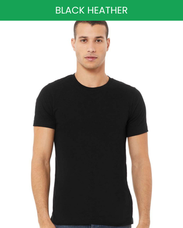 Bella canvas 3001 black heather