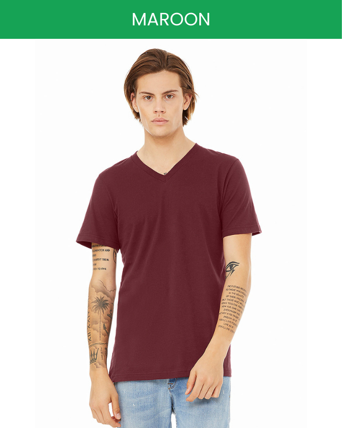 Unisex V-neck T-shirt Bella Canvas 3005 (Made in US)