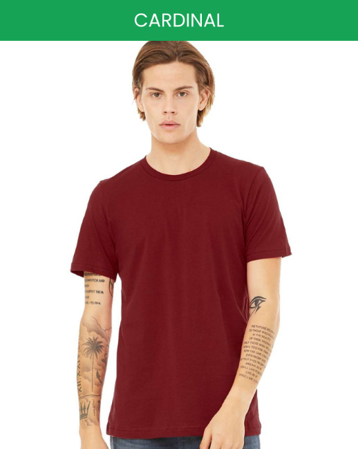Bella canvas 3001 cardinal