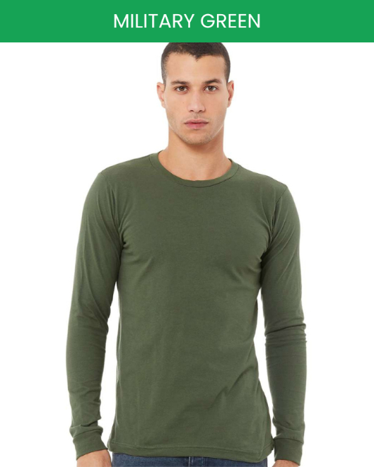 Unisex Jersey Long Sleeve Tee Bella Canvas 3501 (Made in US)