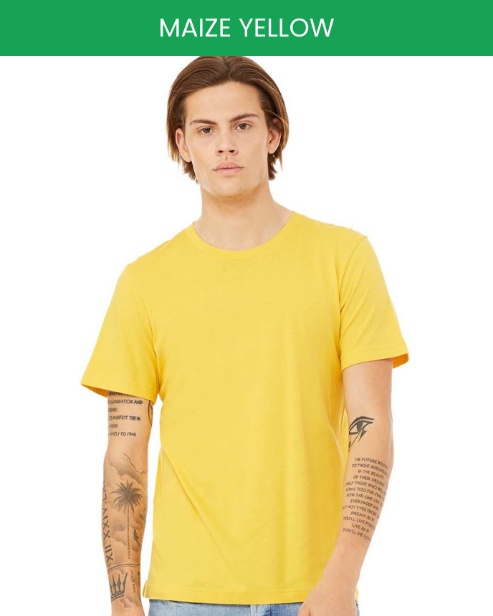 Unisex Jersey Short Sleeve Tee Bella Canvas 3001 (Made in US)