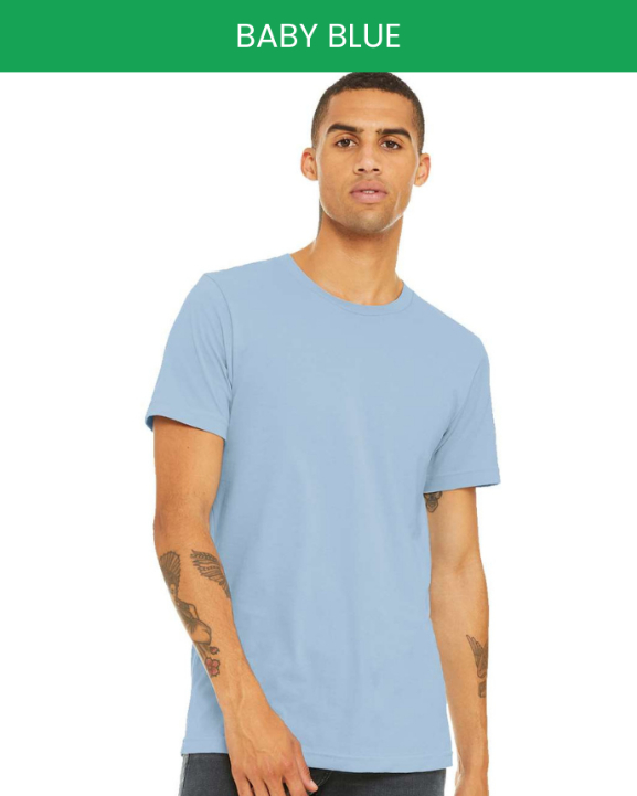 Bella canvas 3001 baby blue