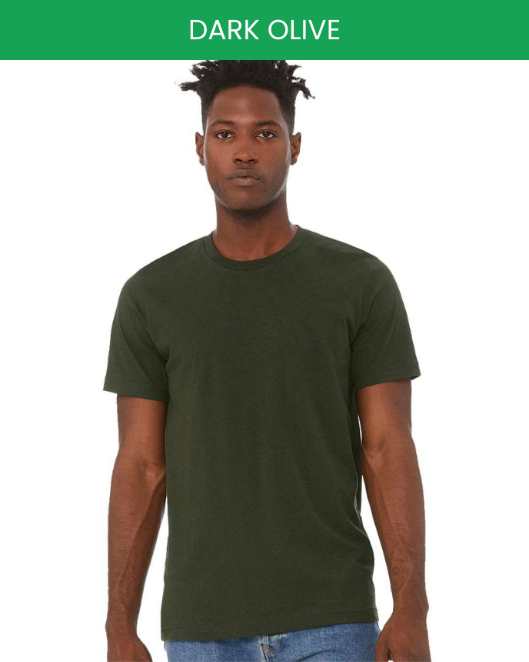 Bella Canvas 3001 dark olive