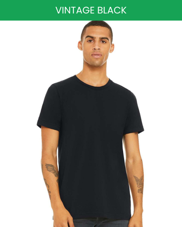 Bella canvas 3001 vintage black