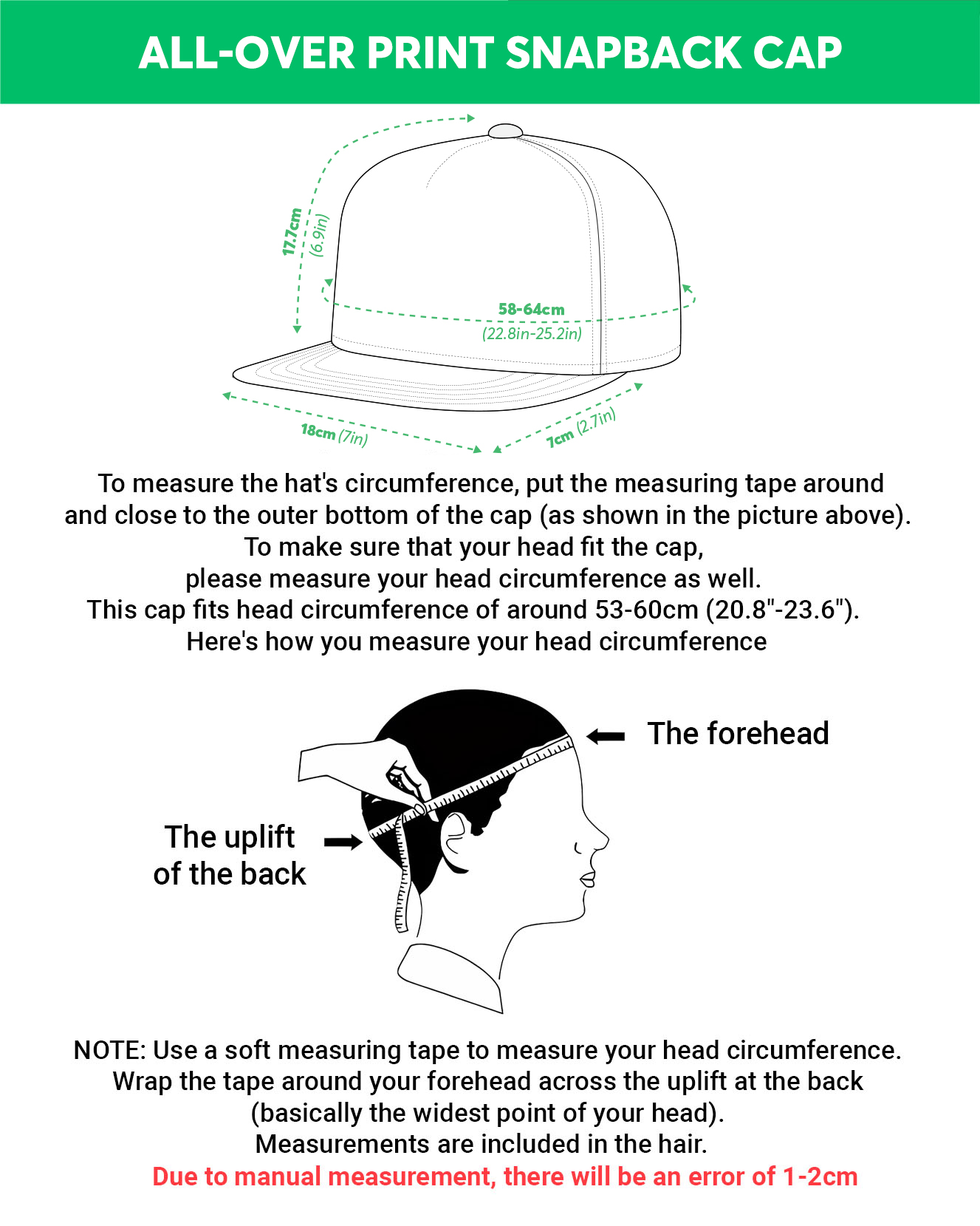 All-over Print Snapback Cap