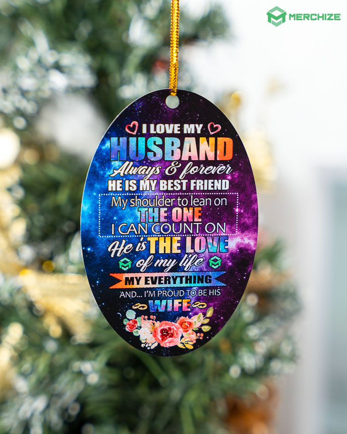 Oval Aluminium Ornament
