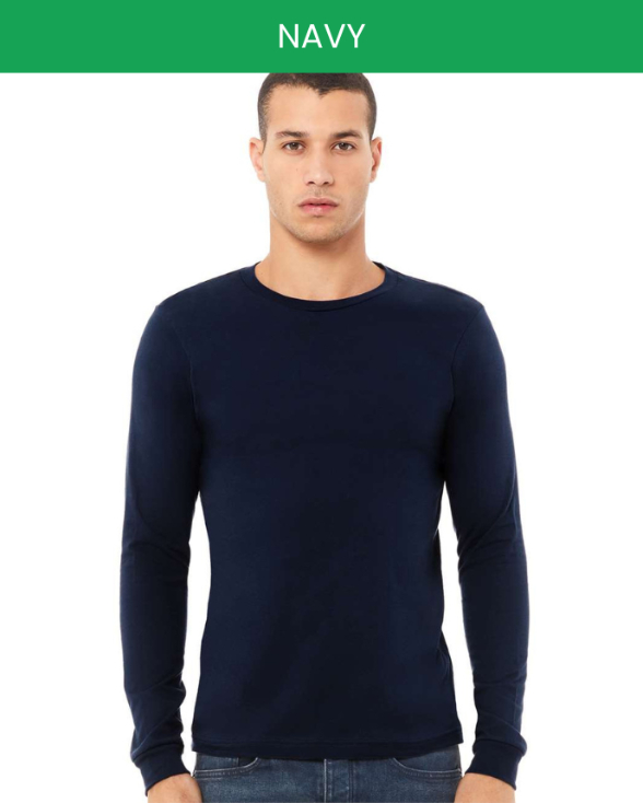 Unisex Jersey Long Sleeve Tee Bella Canvas 3501 (Made in US)