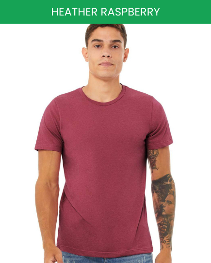 Bella canvas 3001 heather raspberry