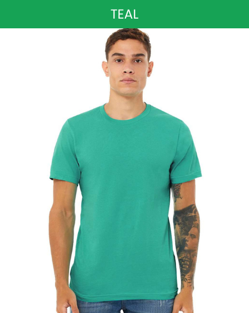 Bella Canvas 3001 teal