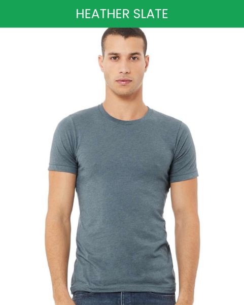 Bella canvas 3001 heather slate 