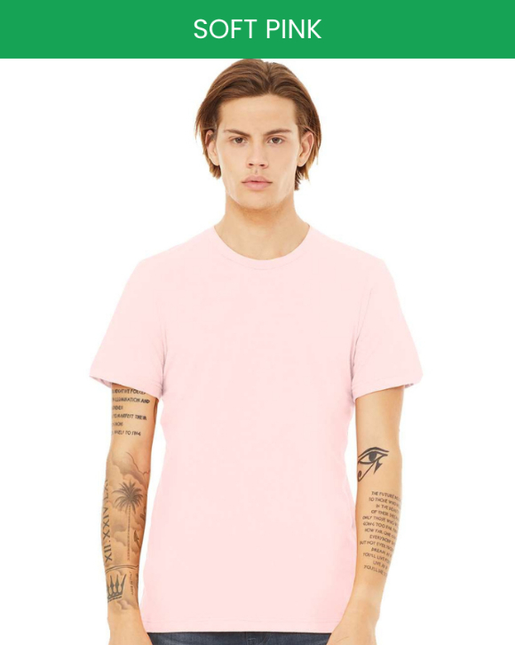 Bella canvas 3001 soft pink