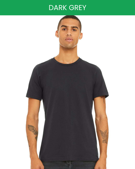 Bella canvas 3001 dark gray