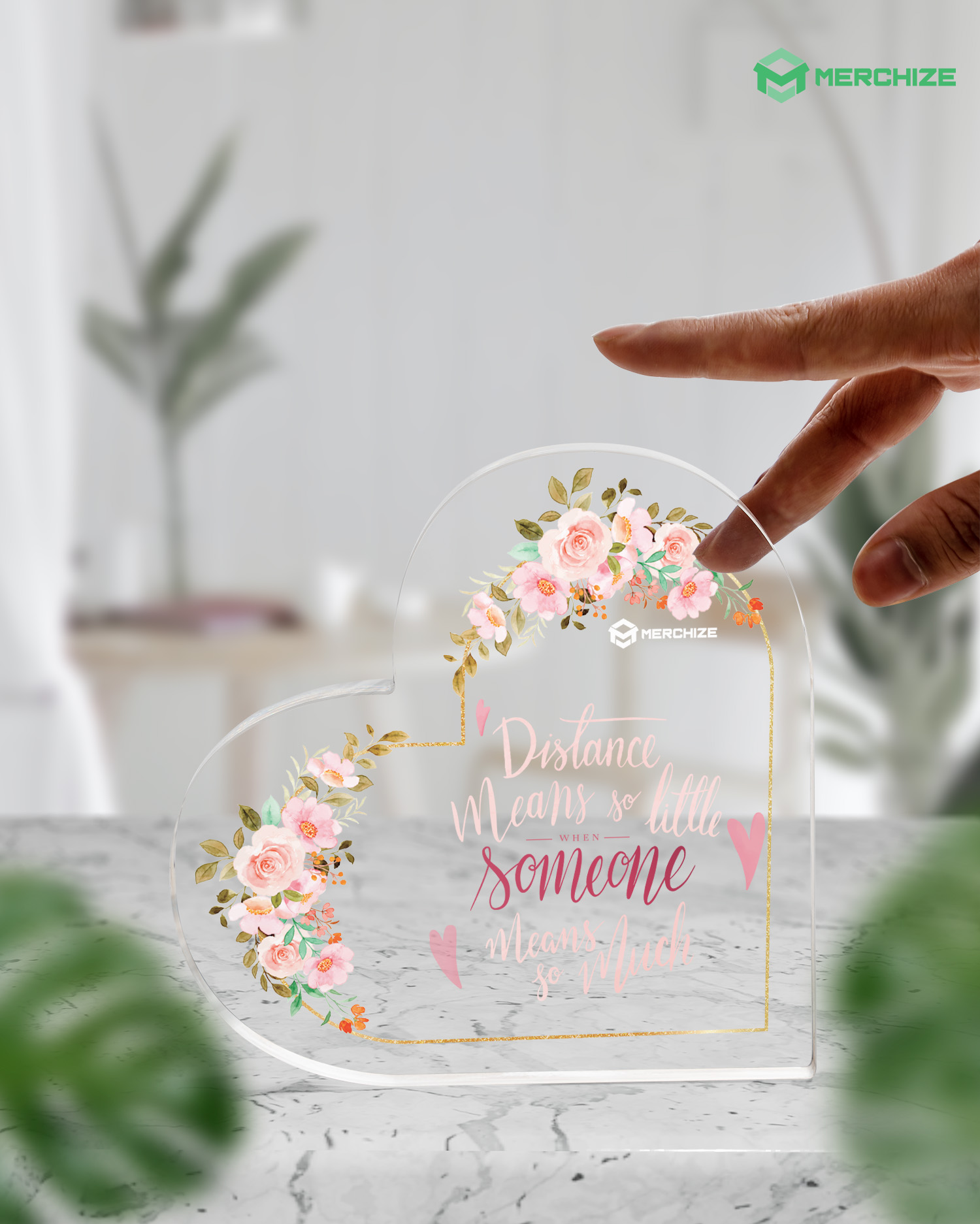 Acrylic Plaque (without stand) 0.6 IN
