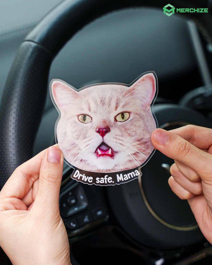  Custom Shape Acrylic Car Clip