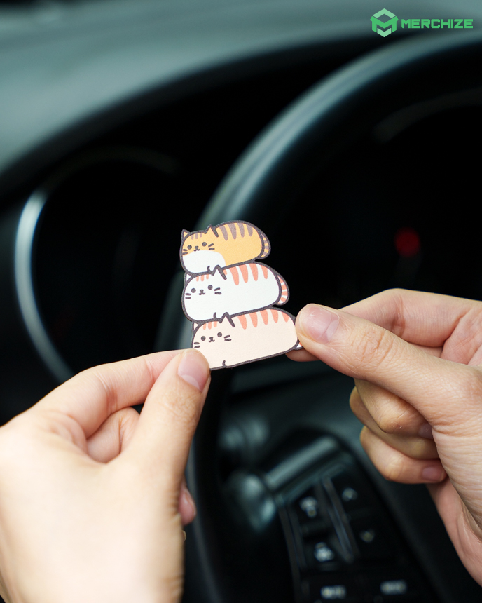Custom Shape Wooden Car Clip