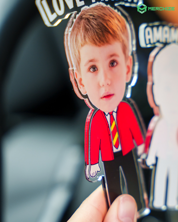  Custom Shape Acrylic Car Clip