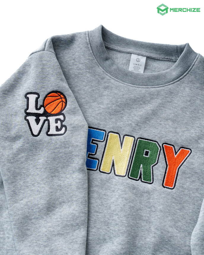 Embroidered Youth Sweatshirt