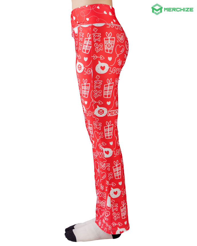 All-over Print Flare Leggings