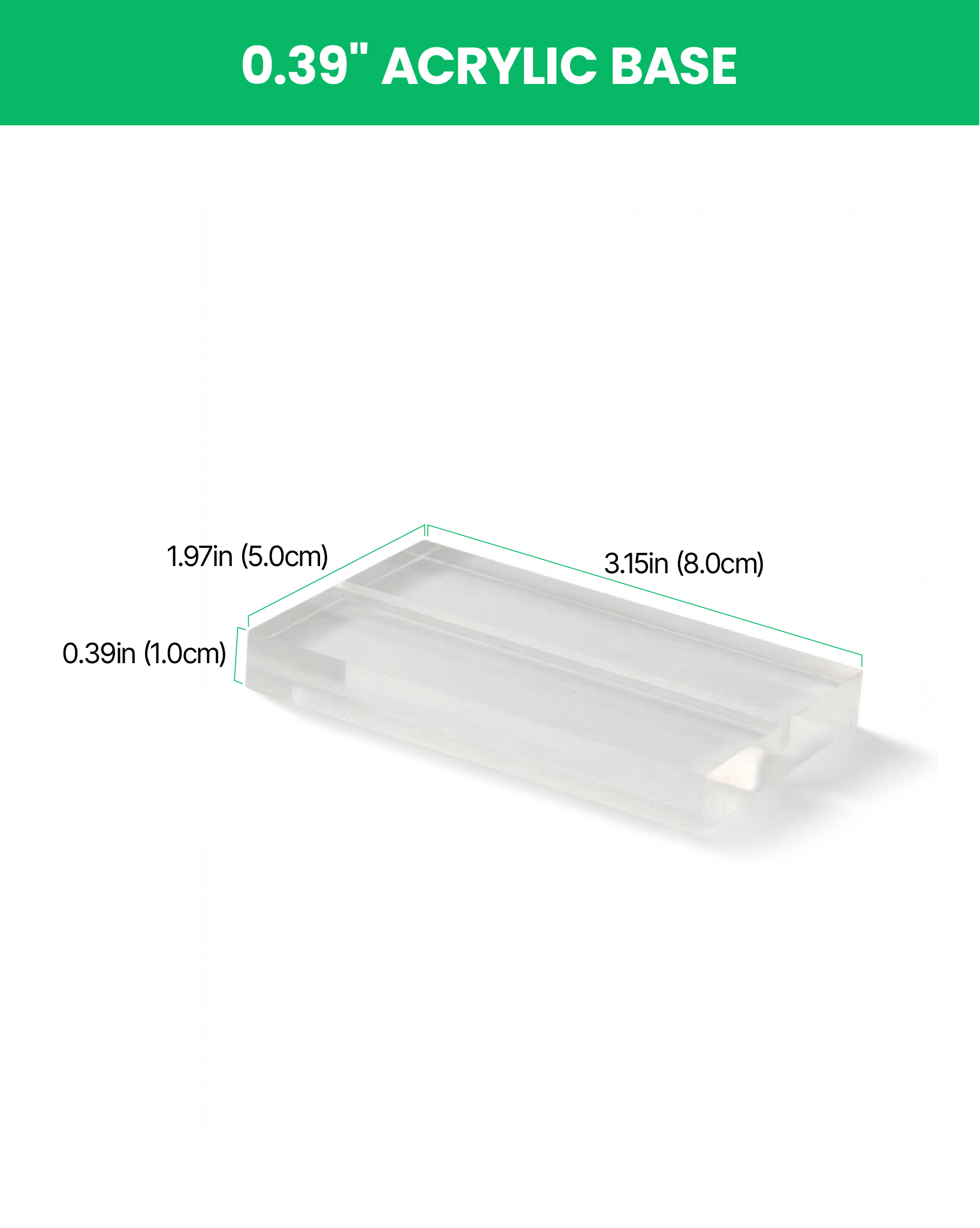 Acrylic Plaque Base 