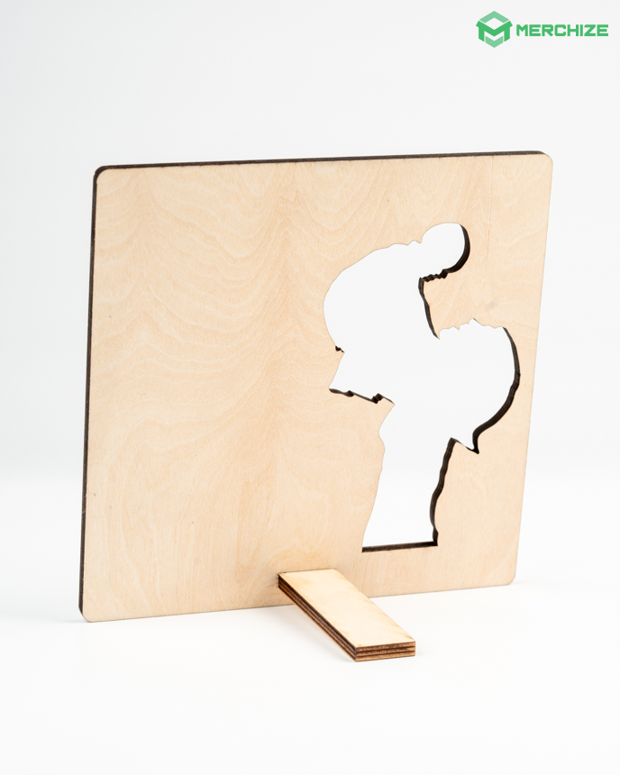 Wooden Plaque Card