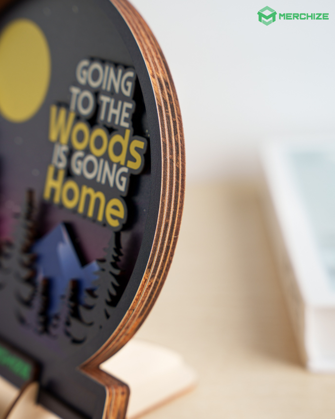 Custom Shape 4-layer Wood Sign