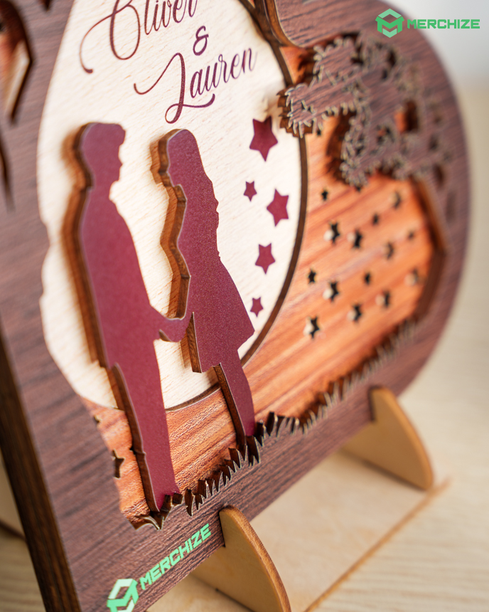 Custom Shape 4-layer Wood Sign