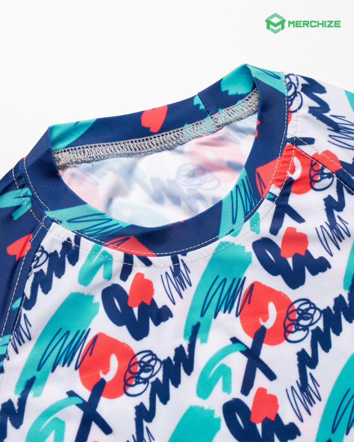 All-over Print Youth Short-sleeve Rash Guard
