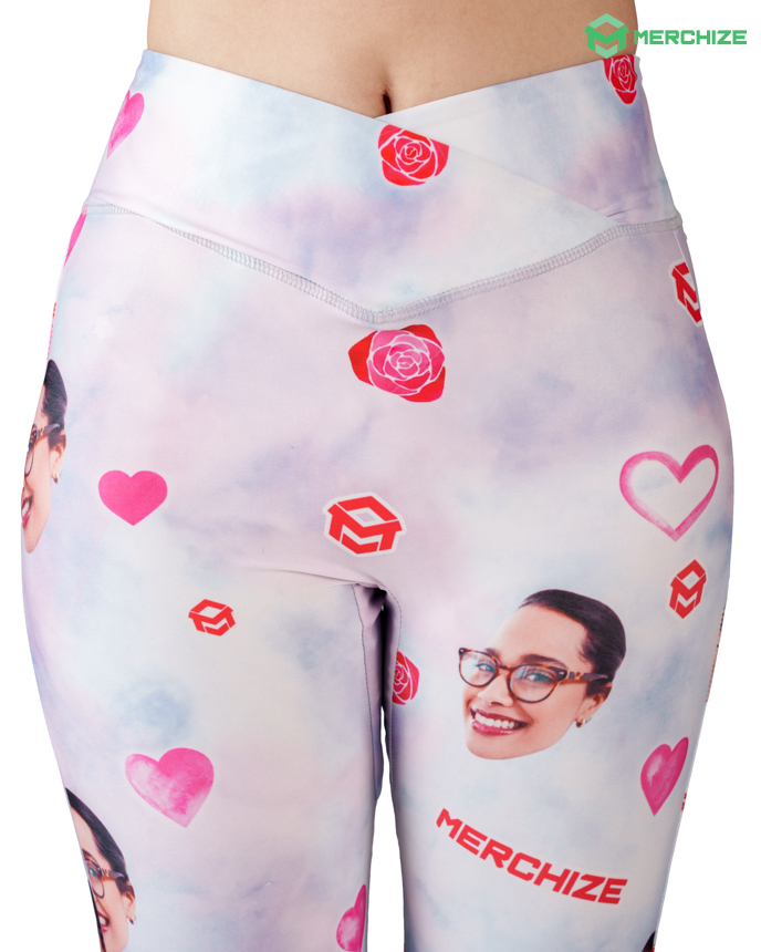 All-over Print Flare Leggings