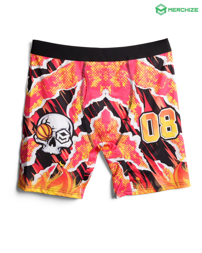 All-over Print Men's Long Boxer Briefs