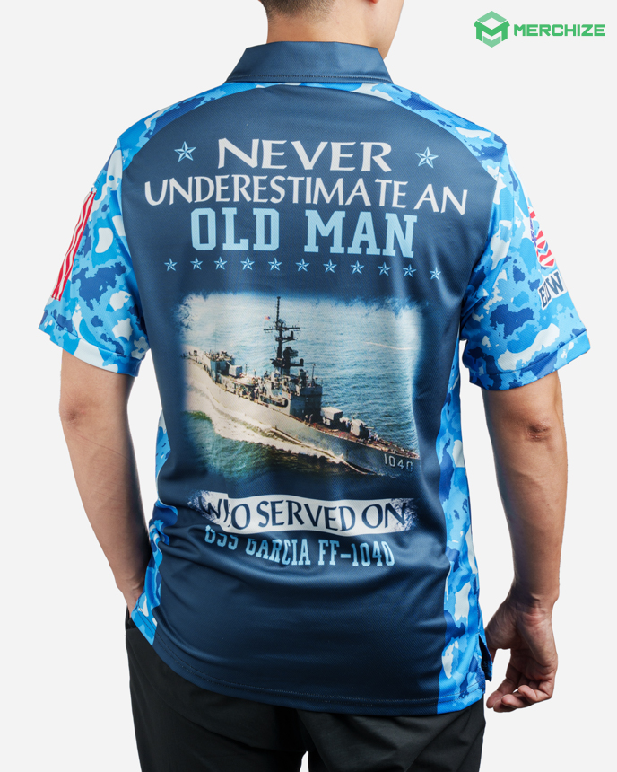 All-over Print Tactical Polo Shirt