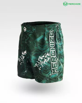 All-over Print Fight Shorts (Elastic Waistband)