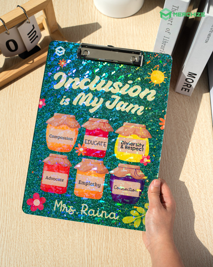 Hologram Acrylic Clipboard