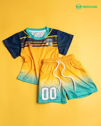 All-over Print Kid Soccer Jersey Set