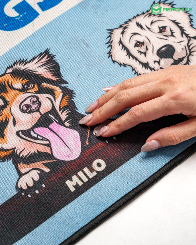 print on demand doormats material