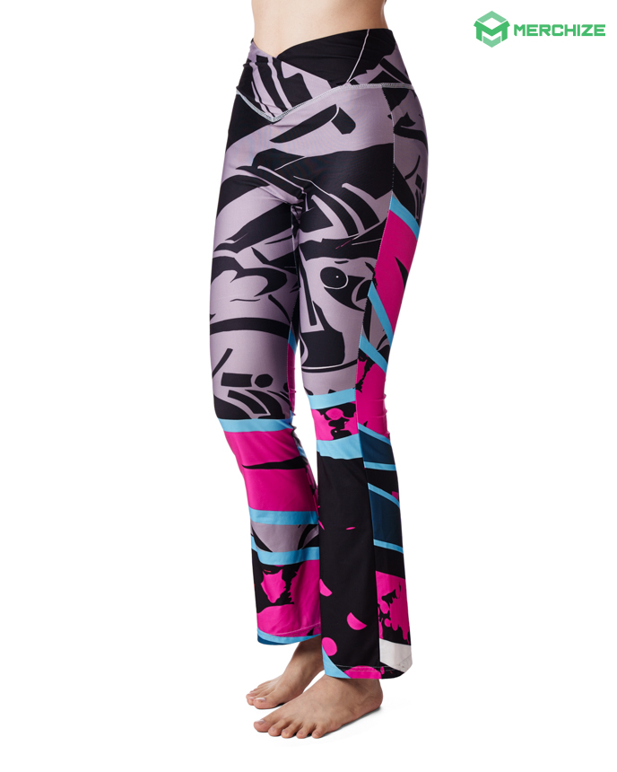 All-over Print Flare Leggings