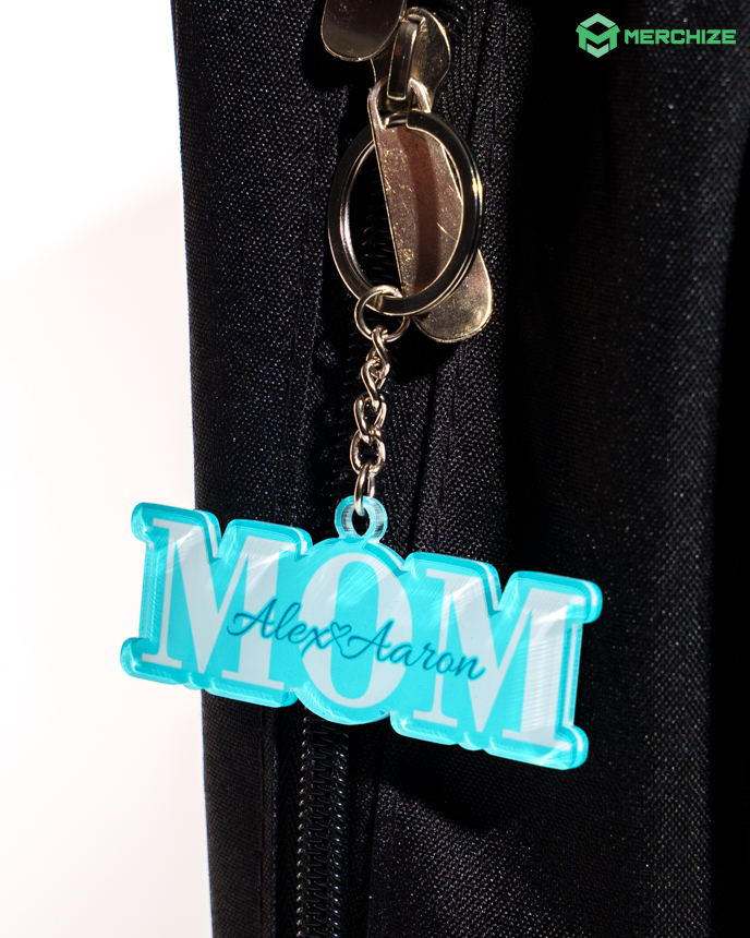 Custom Shape 2-side Printed Acrylic Keychain