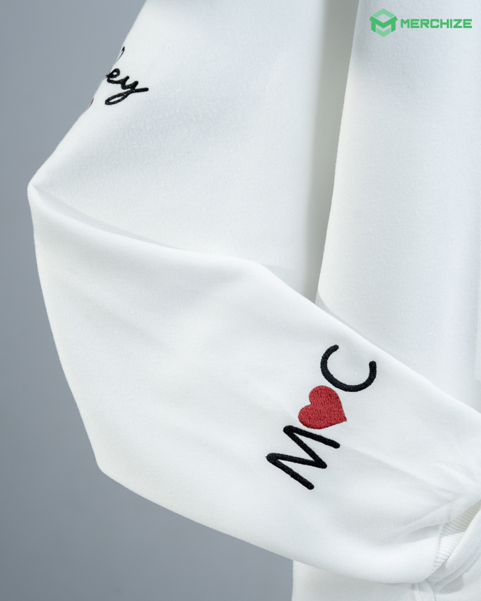 Embroidered Lightweight Classic Unisex Hoodie