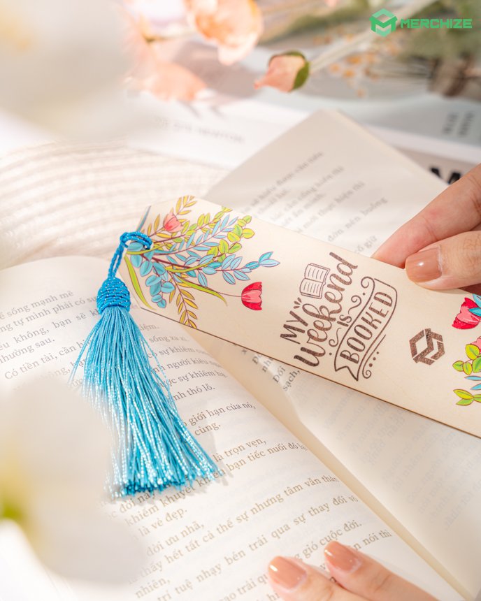 Custom Shape Wooden Bookmark