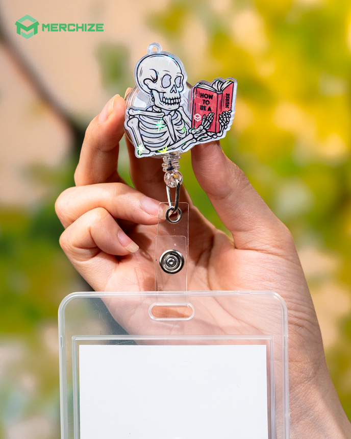 Custom Shape Hologram Badge Reel