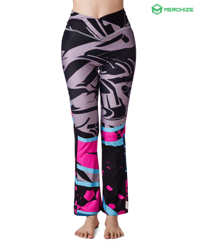 All-over Print Flare Leggings