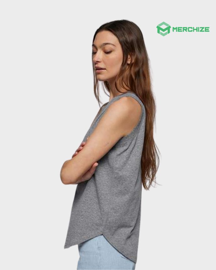 Women's Relaxed Fine Jersey Tank LAT 3592 (Made in US)