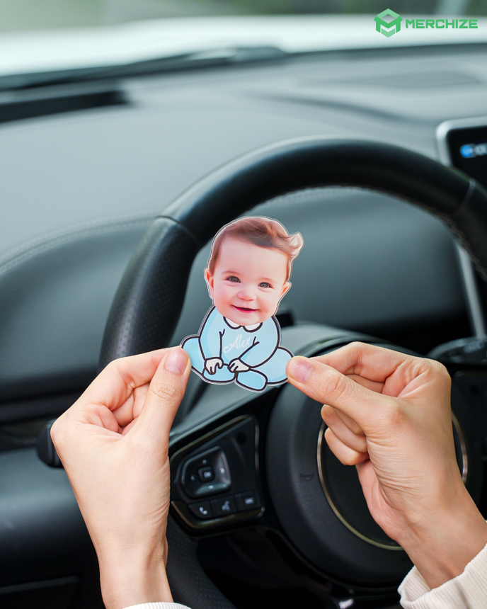  Custom Shape Acrylic Car Clip