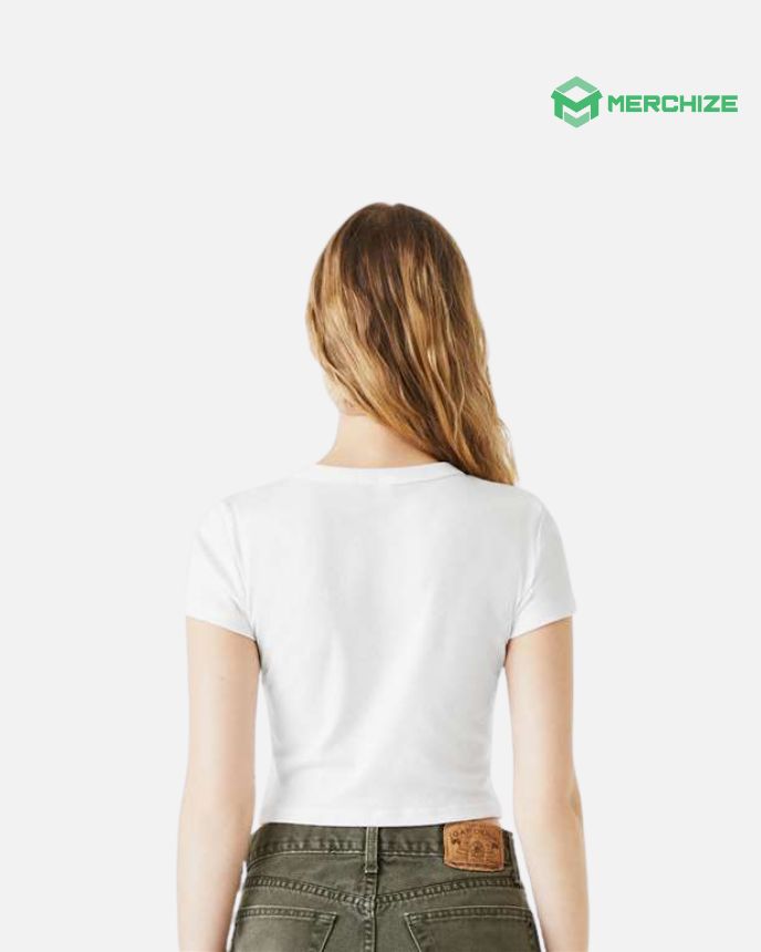 Women's Micro Rib Baby Tee Bella Canvas 1010  (Made in US)