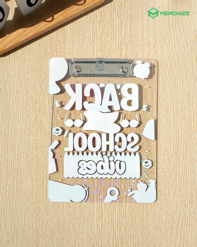 Hologram Acrylic Clipboard