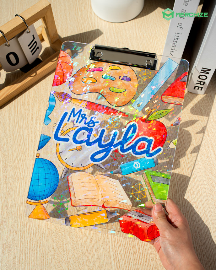 Hologram Acrylic Clipboard