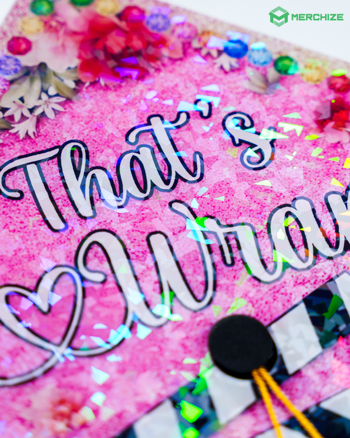 Hologram Graduation Cap Topper