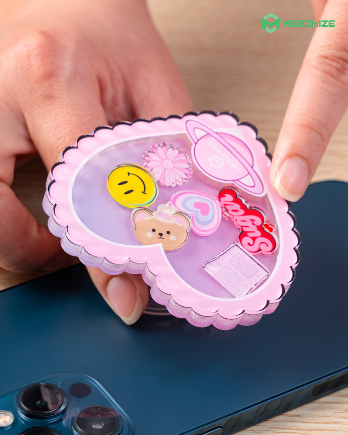  Custom Shape Shaker Phone Grip