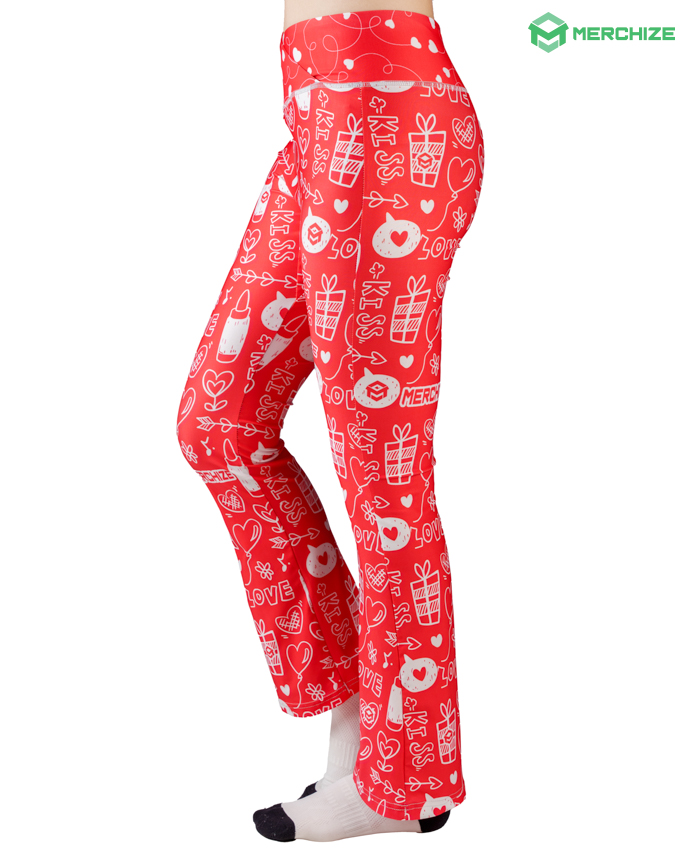All-over Print Flare Leggings