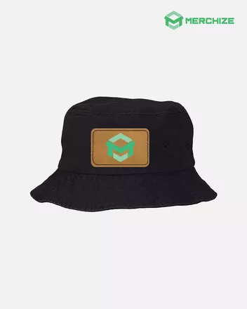 Leather Patch Bucket Hat 2050 (Made in US)